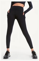 Γυναικείο Cropped Κολάν Ψηλόμεσο Μαύρο DKNY