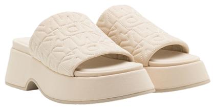 Mules με Χοντρό Ψηλό Τακούνι σε Χρώμα DKNY
