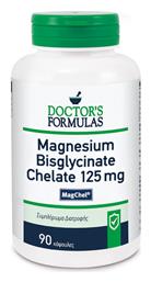 Doctor's Formulas Magnesium Bisglycinate Chelate 125mg 90 κάψουλες - Doctors Formulas