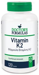Doctor's Formulas Vitamin K2 Βιταμίνη 120 κάψουλες - Doctors Formulas