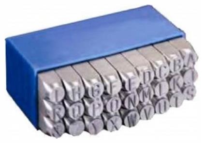 Donges Χτυπητά Γράμματα Λατινικού Αλφαβήτου 6mm 30-530006-0 Χτυπητά Γράμματα Σετ Εργαλεία Χειρός 27τμχ