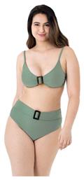 Bikini Ψηλόμεσο Χακί Dorina
