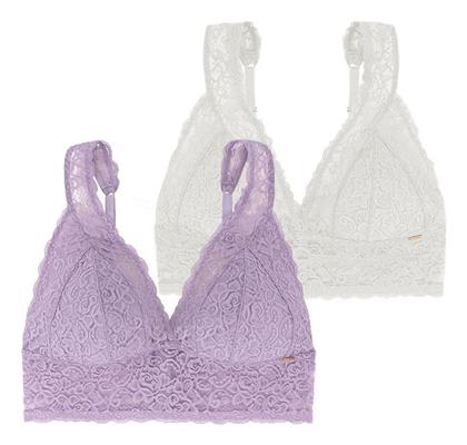 Lana Γυναικείο Bralette Σουτιέν 2Pack Dorina