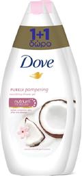 Dove Purely Pampering Κρεμώδες Αφρόλουτρο Γάλα Καρύδας & Πέταλα Γιασεμιού (2x750ml) 1500ml Κωδικός: 8168444 από το Pharm24