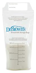 Dr. Brown's Σακουλάκια Αποθήκευσης Μητρικού Γάλακτος 180ml 25τμχ - Dr Browns