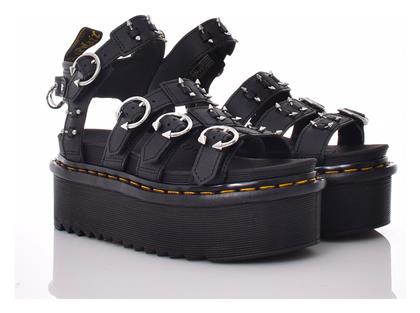 Dr. Martens Blaire Quad Hardware Δερμάτινα Γυναικεία Σανδάλια Flatforms σε Χρώμα - Dr Martens