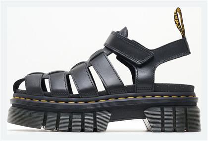 Dr. Martens Δερμάτινα Γυναικεία Σανδάλια Gladiator σε Μαύρο Χρώμα - Dr Martens