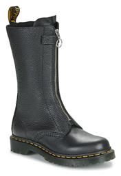 Dr. Martens Δερμάτινες Γυναικείες Μπότες Μαύρες - Dr Martens