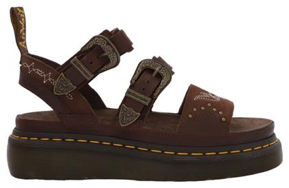 Dr. Martens Gryphon Quad Γυναικεία Σανδάλια σε Καφέ Χρώμα - Dr Martens
