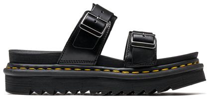 Dr. Martens Myles Δερμάτινα Σανδάλια Μαύρα - Dr Martens