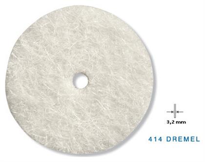 414 Τσόχες Γυαλίσματος 13x3.2mm 6τμχ Dremel