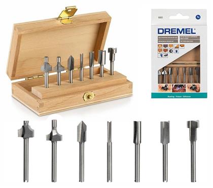 660 Σετ Φρεζών Διαμόρφωσης 26150660JA 7τμχ Dremel