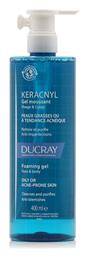 Keracnyl Gel Καθαρισμού Προσώπου 400ml Ducray