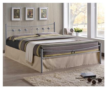 Dugan Διπλό για Στρώμα 140x190cm Silver - Woodwell