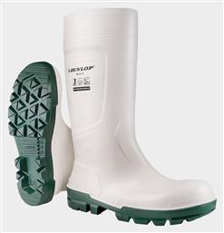 Γαλότσες Εργασίας Λευκές Dunlop