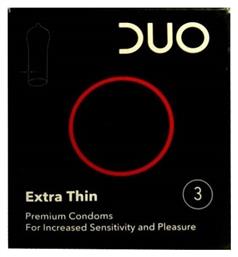 Προφυλακτικά Extra Thin 3τμχ Duo