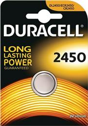 Electronics Μπαταρία Λιθίου Ρολογιών CR2450 3V 1τμχ Duracell