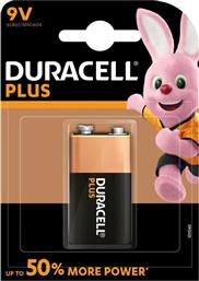 Plus Αλκαλική Μπαταρία 9V 1τμχ Duracell