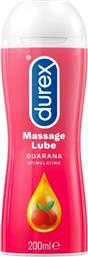 Durex Massage Lube Guarana Stimulating Κολπικό Λιπαντικό Gel 200ml από το Pharm24