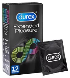 Durex Προφυλακτικά Extended Pleasure με Επιβραδυντικό 12τμχ