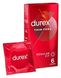 Durex Προφυλακτικά Sensitive Extra Lube Λεπτά 6τμχ