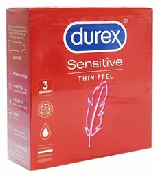 Προφυλακτικά Sensitive Λεπτά 3τμχ Durex