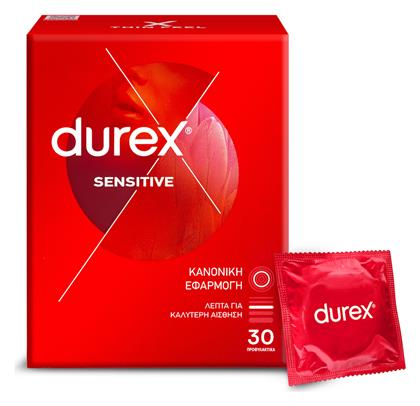 Durex Προφυλακτικά Sensitive Thin Feel 30τμχ από το Pharm24