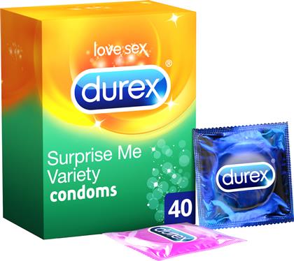 Durex Προφυλακτικά Surprise Me Variety Box 40τμχ από το Pharm24