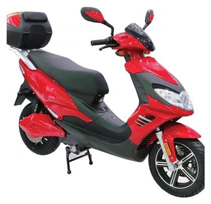 E-Fun Lipo Ηλεκτρικό Μηχανάκι Ισχύος 4000W με Τελική Ταχύτητα 80km/h Αυτονομίας 150km Κόκκινο - E Fun