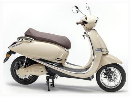 E-Fun Pusa Ηλεκτρικό Μηχανάκι Ισχύος 5000W με Τελική Ταχύτητα 95km/h Αυτονομίας 150km 52Ah Μπεζ - E Fun
