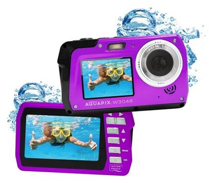 Aquapix W3048 Edge 13MP Οπτικό Ζουμ 16x Μωβ EasyPix