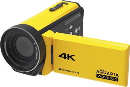 EasyPix Aquapix WDV5630 Compact Φωτογραφική Μηχανή 13MP με Οθόνη 3'' Κίτρινη