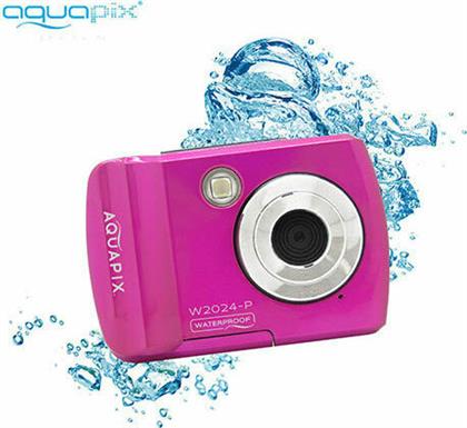 EasyPix W2024 Compact Φωτογραφική Μηχανή 16MP με Οθόνη 2.4'' και Ανάλυση Video 1280 x 720 pixels Ροζ