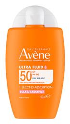 Eau Thermale Avène Eau Thermale Ultra Fluid Radiance SPF50+ Αντηλιακή Λοσιόν 50ml - Thermale Avene
