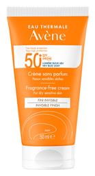 Eau Thermale Avène Very High Protection Fragrance Free SPF50 Αντηλιακή Κρέμα 50ml - Thermale Avene