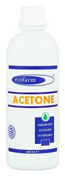 Acetone Καθαρό Ασετόν Νυχιών 240ml Ecofarm