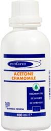 Ecofarm Acetone Oil Chamomile Ξεβαφτικό Νυχιών χωρίς Ασετόν 100ml