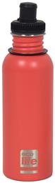 Coral Sport Ανοξείδωτο Παγούρι 600ml Κόκκινο Ecolife