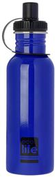 Sport Ανοξείδωτο Παγούρι 600ml Μπλε Ecolife