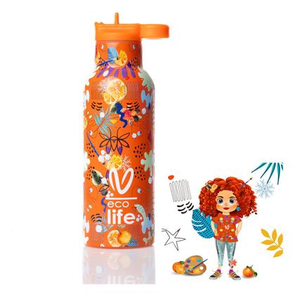 Vasiliki Ice 500ml Πορτοκαλί Ecolife