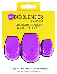 Σετ με Σφουγγαράκια Μακιγιάζ για Foundation Bioblender Trio 3τμχ EcoTools