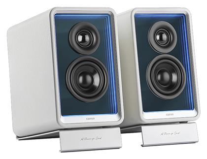 QR65 Αυτοενισχυόμενα Ηχεία με Bluetooth 65W (Ζεύγος) Λευκά Edifier