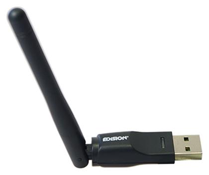 07-02-0002 Ασύρματος USB Αντάπτορας Δικτύου 150Mbps Edision