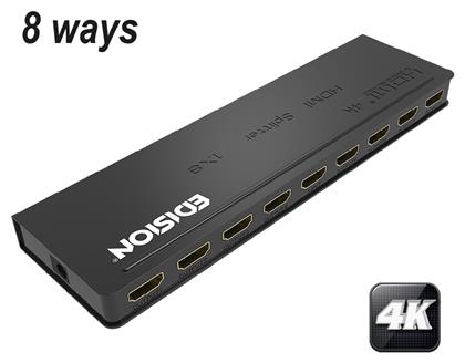 4K 1x8 HDMI Splitter 07-07-0103 Edision