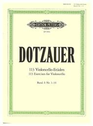 Dotzauer - 113 Violoncello Etuden Παρτιτούρα για Τσέλο Edition Peters