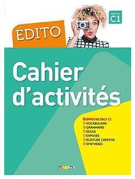 EDITO C1 CAHIER (+ CD AUDIO MP3) - Didier