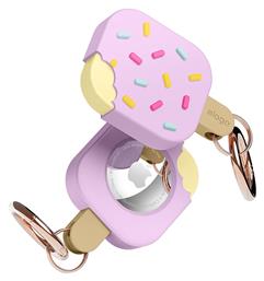 Ice Cream Θήκη Μπρελόκ Σιλικόνης για AirTag Lavender Elago