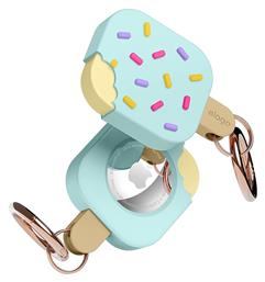 Ice Cream Θήκη Μπρελόκ Σιλικόνης για AirTag Mint Elago