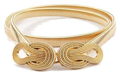 Ελαστική Γυναικεία Ζώνη Χρυσή - Perfectdress