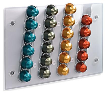 Stand Αποθήκευσης 1300/1 για 24 Κάψουλες Nespresso 32x23cm Eliplast
